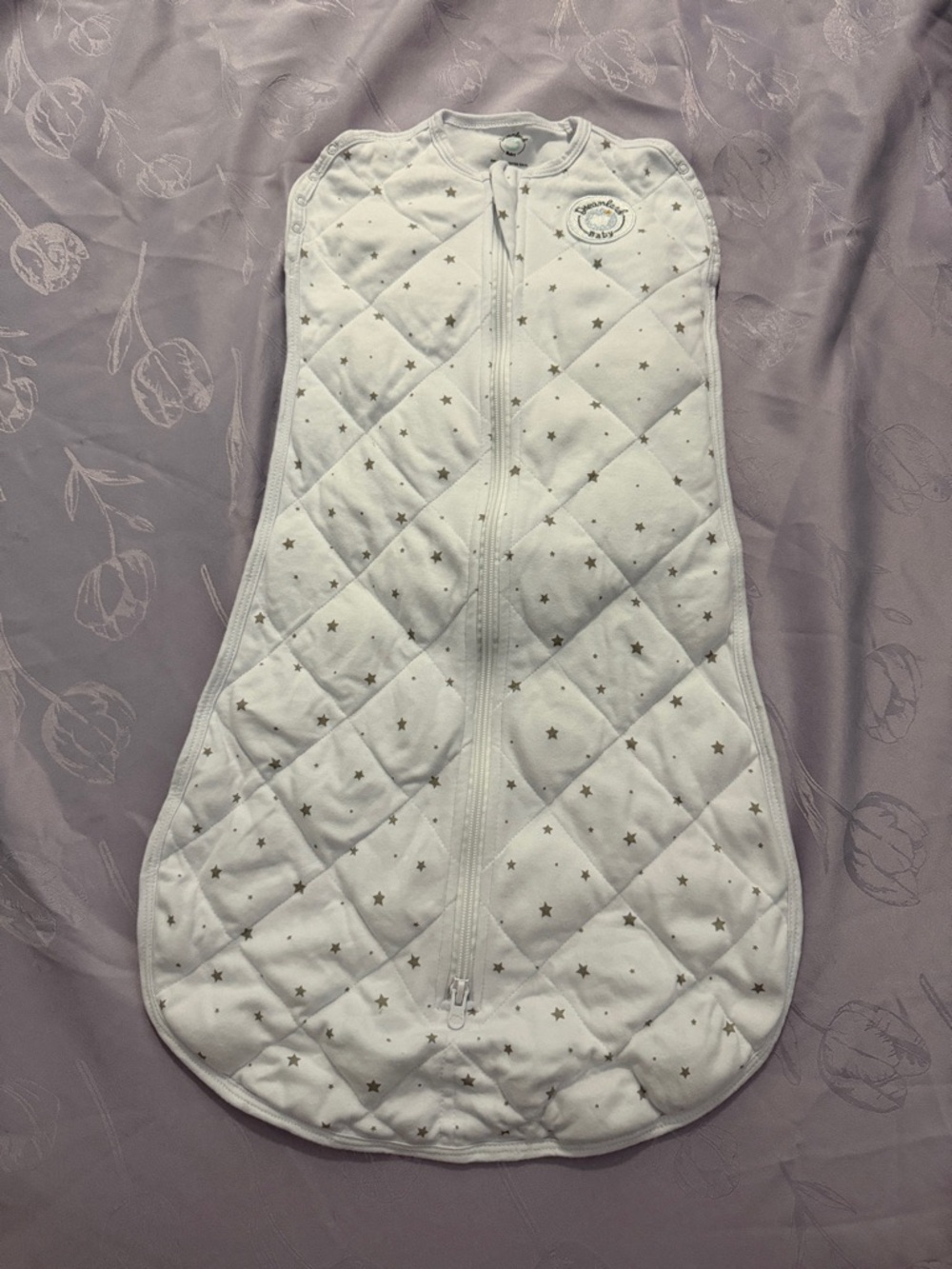 Dream Weighted Sleep Sack Kids 0-6M Grey Star